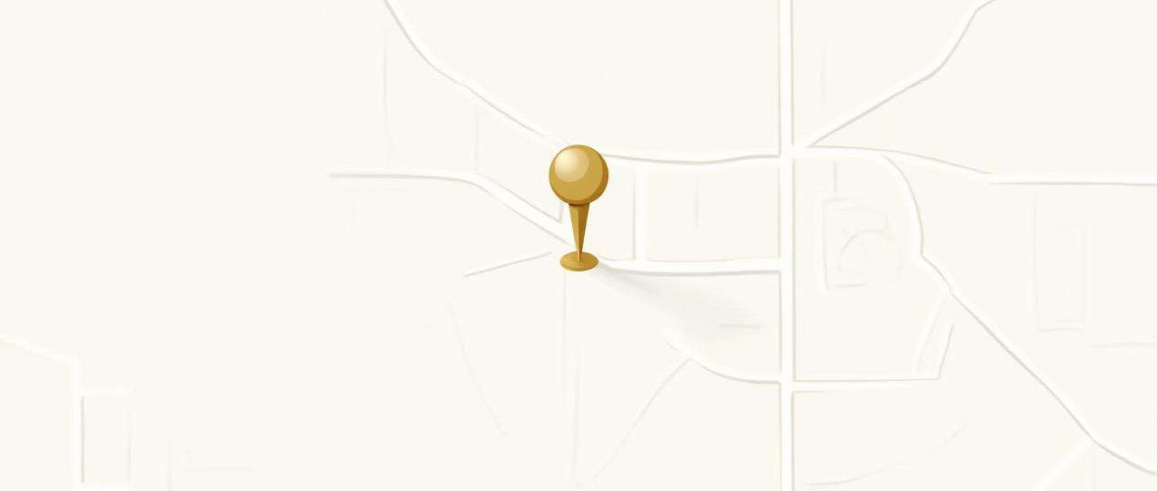 Kort over Cylindervej i København, placering af Kintsugi Blooms