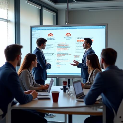 Team di esperti IT che discute la strategia di migrazione cloud