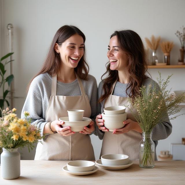 Stolt fremvisning af dagens resultat