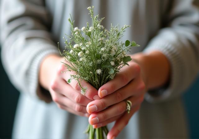 Workshop i asymmetrisk buketbinding